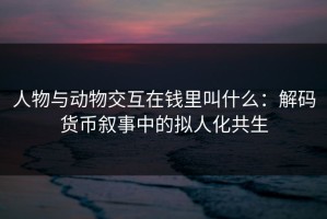 人物与动物交互在钱里叫什么：解码货币叙事中的拟人化共生