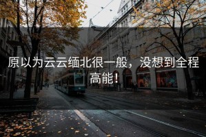 原以为云云缅北很一般，没想到全程高能！