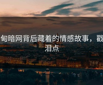 缅甸暗网背后藏着的情感故事，戳中泪点