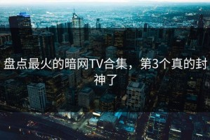 盘点最火的暗网TV合集，第3个真的封神了