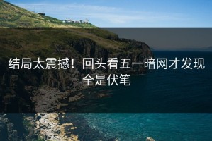 结局太震撼！回头看五一暗网才发现全是伏笔