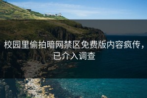 校园里偷拍暗网禁区免费版内容疯传，已介入调查