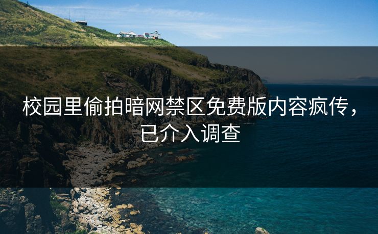 校园里偷拍暗网禁区免费版内容疯传，已介入调查